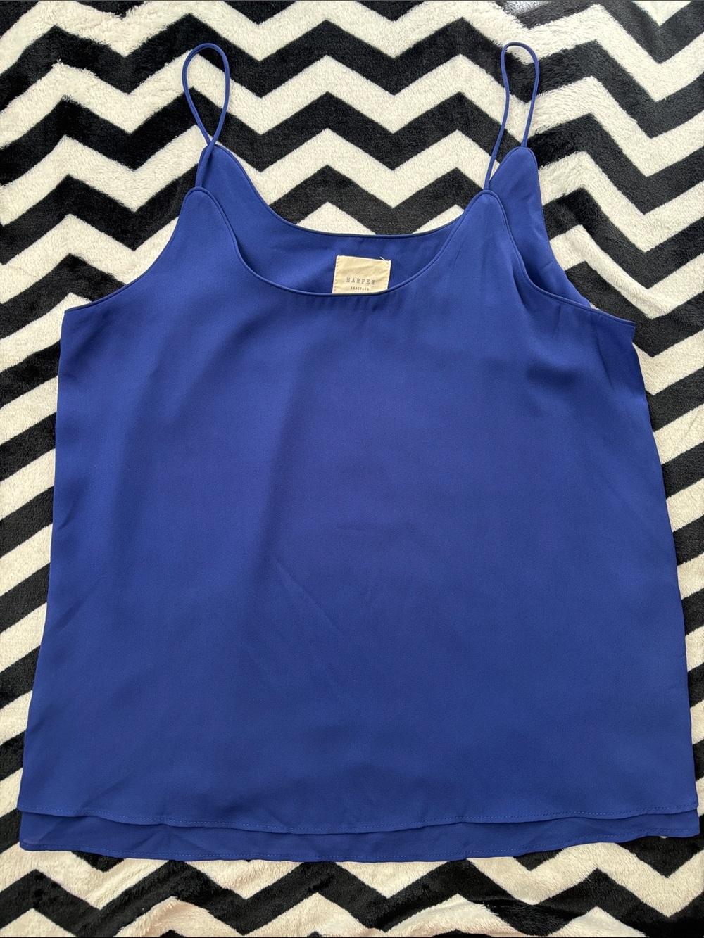 Royal Blue Spaghetti-Strap Cami